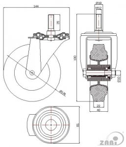 ZABI CZECH s.r.o - pryzove-kolo-125-mm-otocna-vidlice-s-cepem-m12-zabi-24mst_m12_tv-1717493934.jpg